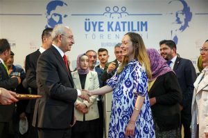 Kılıçdaroğlu Burdur’da üye katılım törenine katıldı