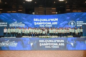 Selçuklu’da şampiyonlar ödüllendirildi