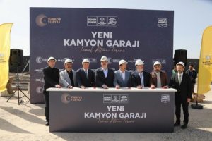 Başkan Altay Yeni Kamyon Garajı’nın temelini attı