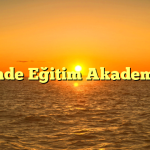 Zinde Eğitim Akademisi