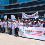 Mardin’de sağlık emekçileri kamu protokolüne tepki için alanda
