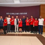 Konya Selçuklu'da özel sporcular ağırlandı