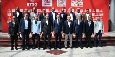 Kayseri Ticaret Odası’ndan BTSO’ya ziyaret
