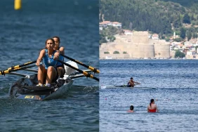 Kürekte Sahil Sürat heyecanı