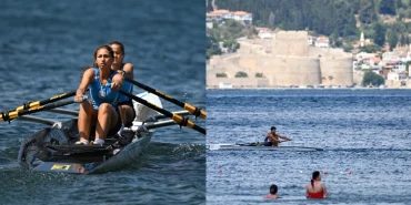 Kürekte Sahil Sürat heyecanı