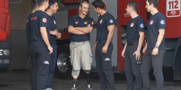 Bacaklarını kaybetse de umudu hayata bağladı